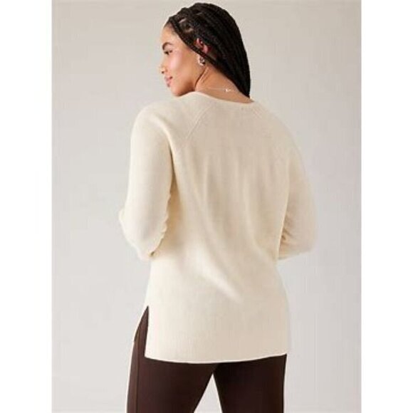 Athleta Hanover Refined V-Neck Sweater 1X - Picture 2 of 8
